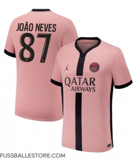 Günstige Paris Saint-Germain Joao Neves #87 3rd trikot 2024-25 Kurzarm